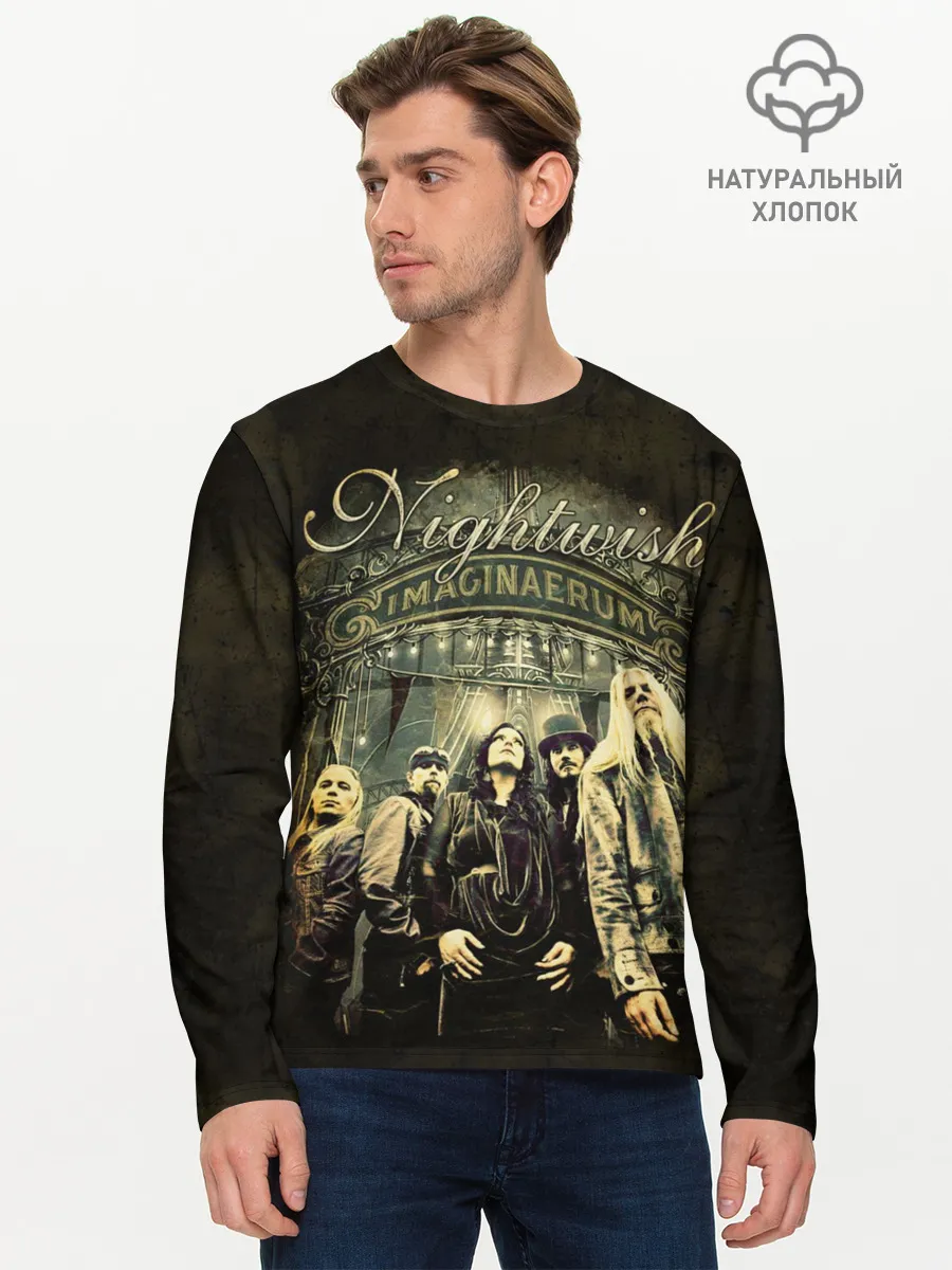 Мужской лонгслив базовый / NIGHTWISH