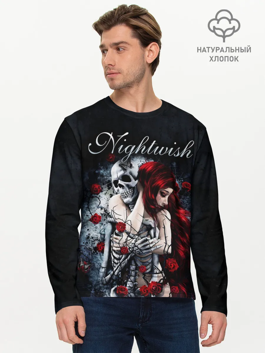 Мужской лонгслив базовый / NIGHTWISH