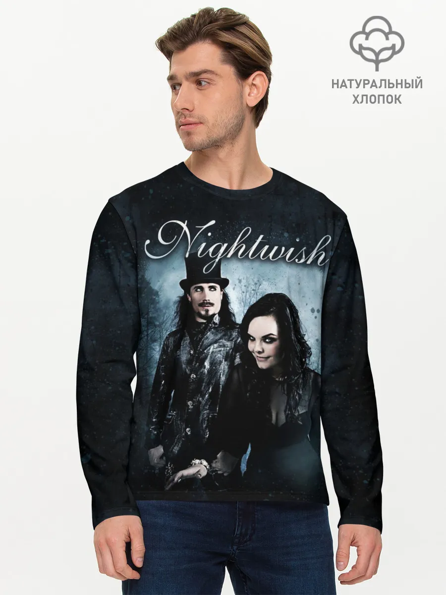 Мужской лонгслив базовый / NIGHTWISH