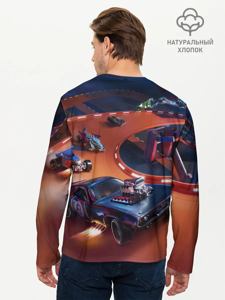 Мужской лонгслив базовый / Hot Wheels Unleashed
