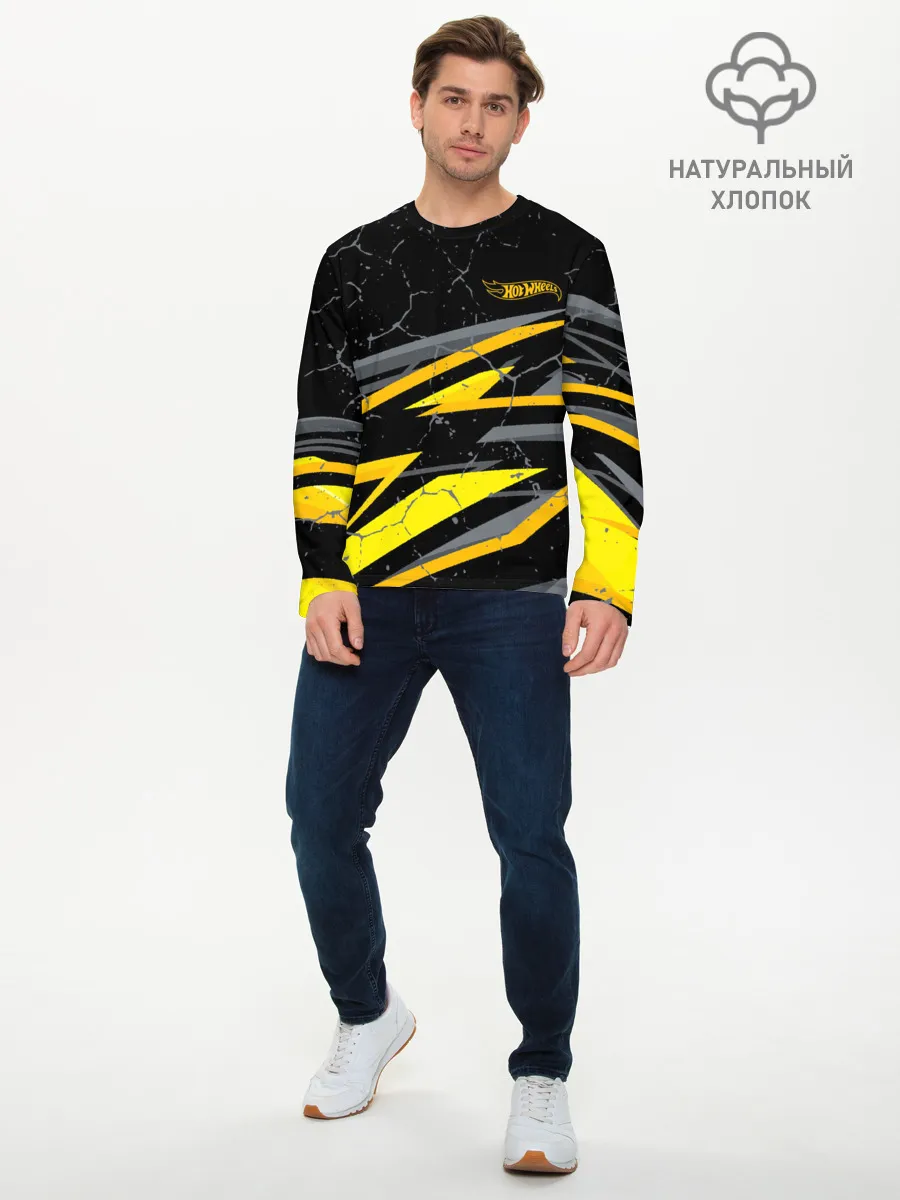 Мужской лонгслив базовый / Hot Wheels