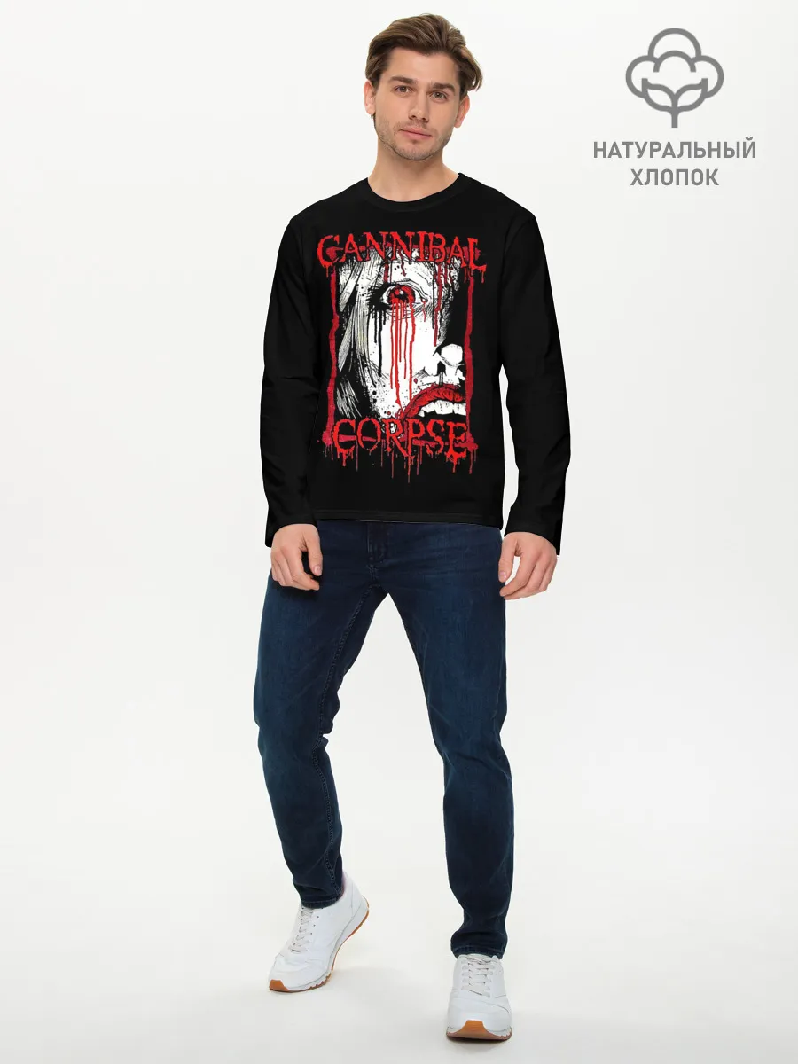 Мужской лонгслив базовый / Cannibal Corpse | 2