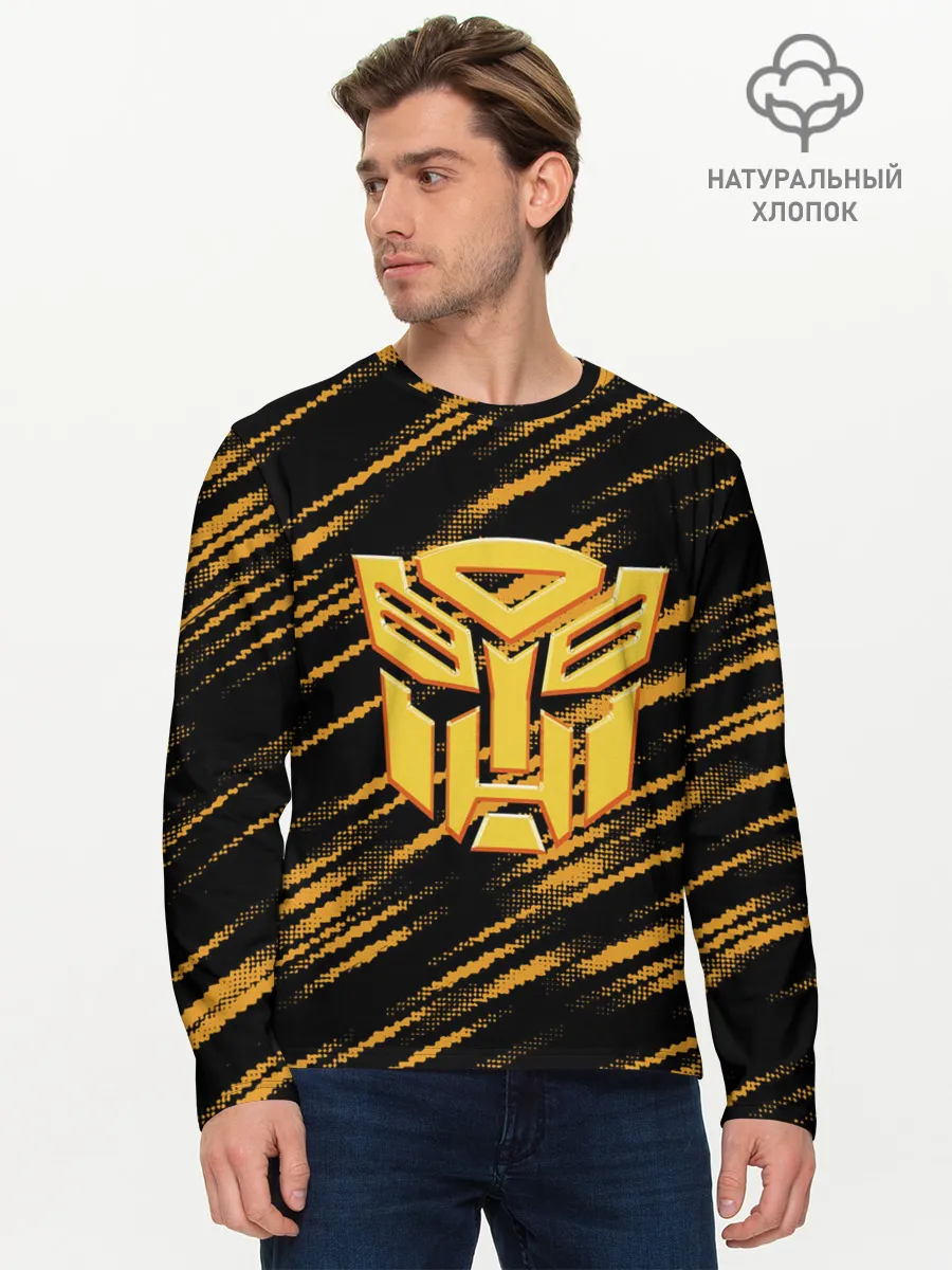 Мужской лонгслив базовый / Bumblebee