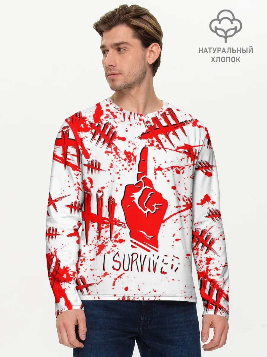 Мужской лонгслив базовый / Dead by Daylight.