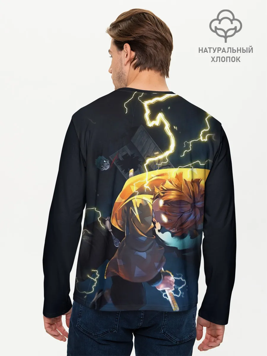 Мужской лонгслив базовый / ЗЕНИЦУ АКАЦУМА | ZENITSU