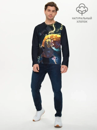 Мужской лонгслив базовый / ЗЕНИЦУ АКАЦУМА | ZENITSU