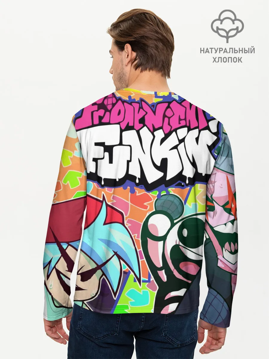 Мужской лонгслив базовый / Friday night funkin