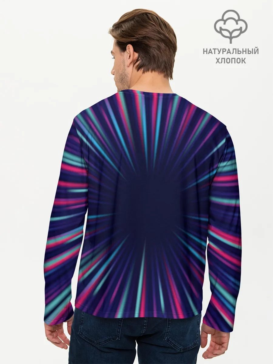 Мужской лонгслив базовый / Вспышка Сверхновой