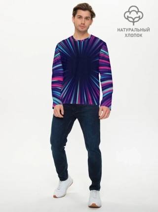 Мужской лонгслив базовый / Вспышка Сверхновой