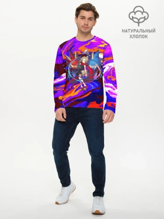 Мужской лонгслив базовый / Шаман Кинг | Анна