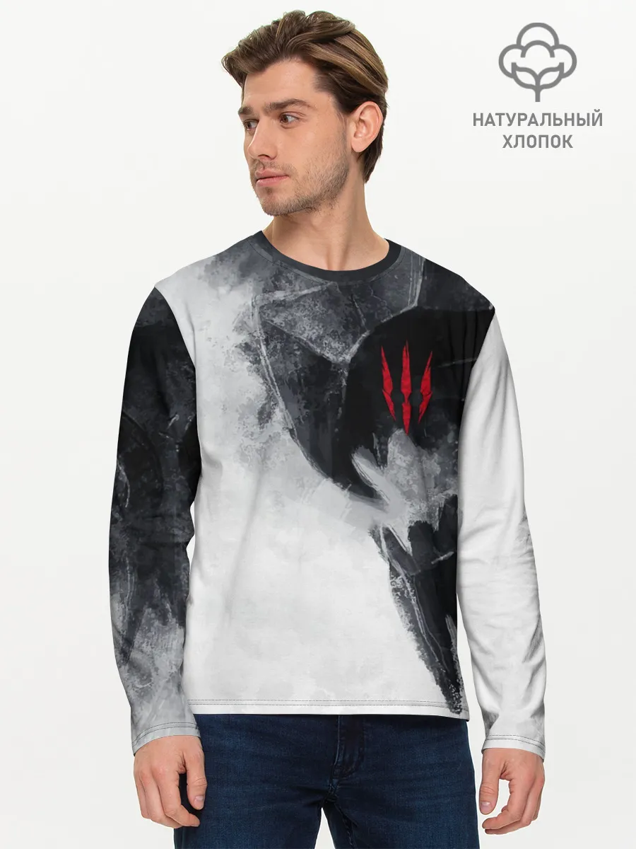 Мужской лонгслив базовый / Ведьмак | Witcher