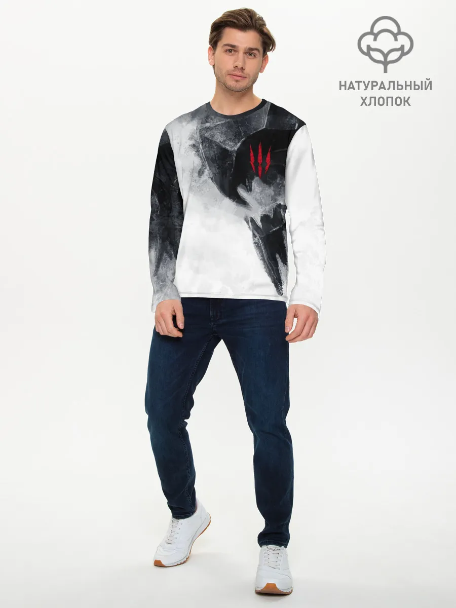 Мужской лонгслив базовый / Ведьмак | Witcher