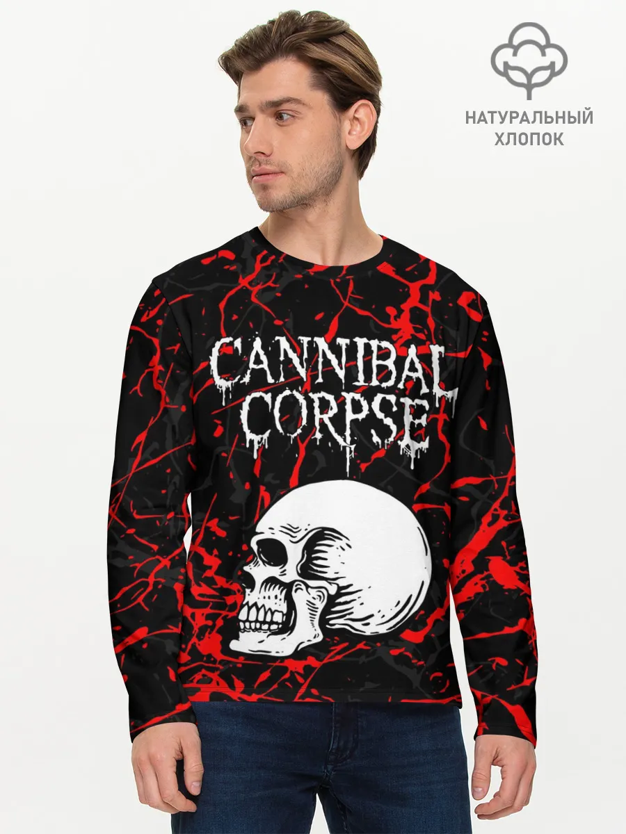 Мужской лонгслив базовый / CANNIBAL CORPSE