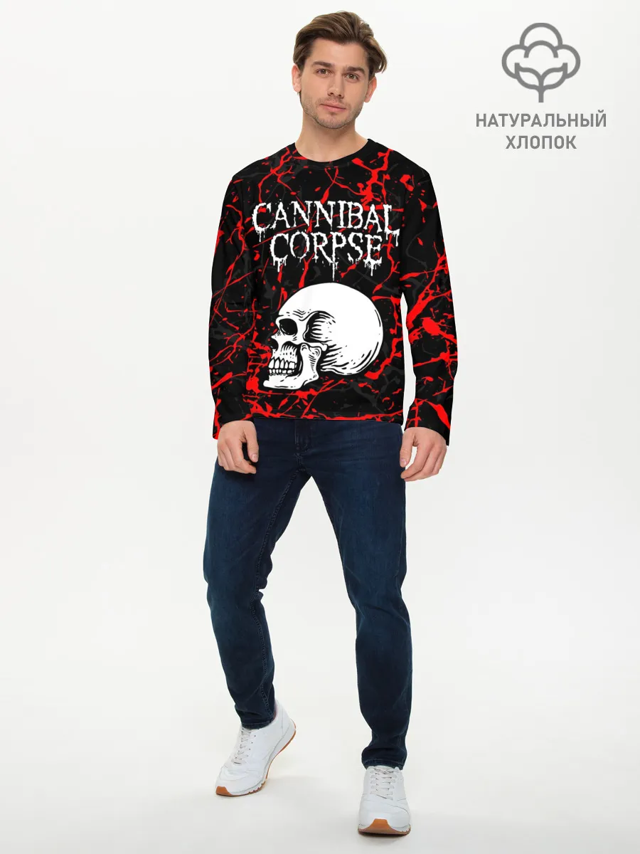 Мужской лонгслив базовый / CANNIBAL CORPSE