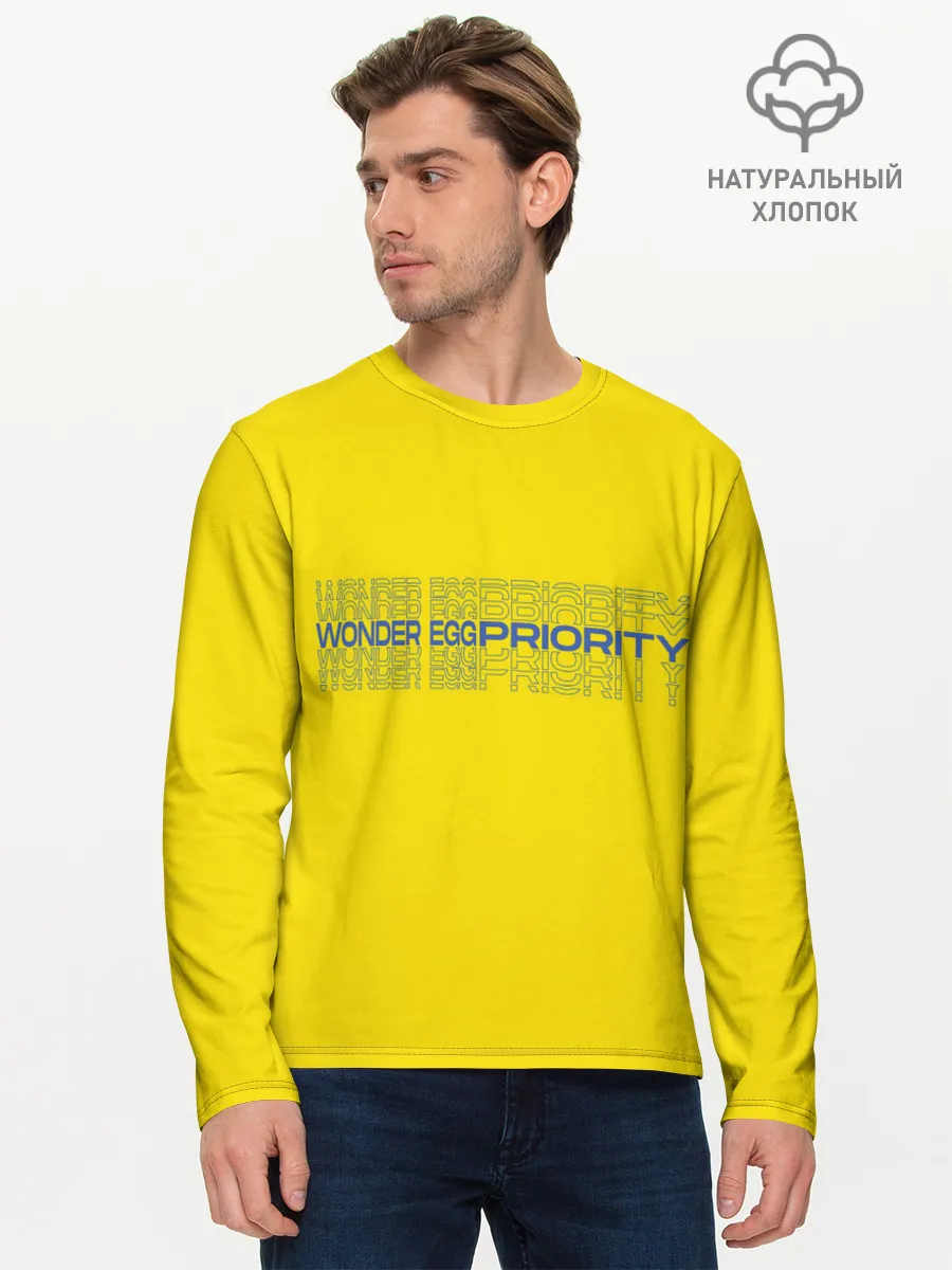 Мужской лонгслив базовый / Приоритет чудо яйца