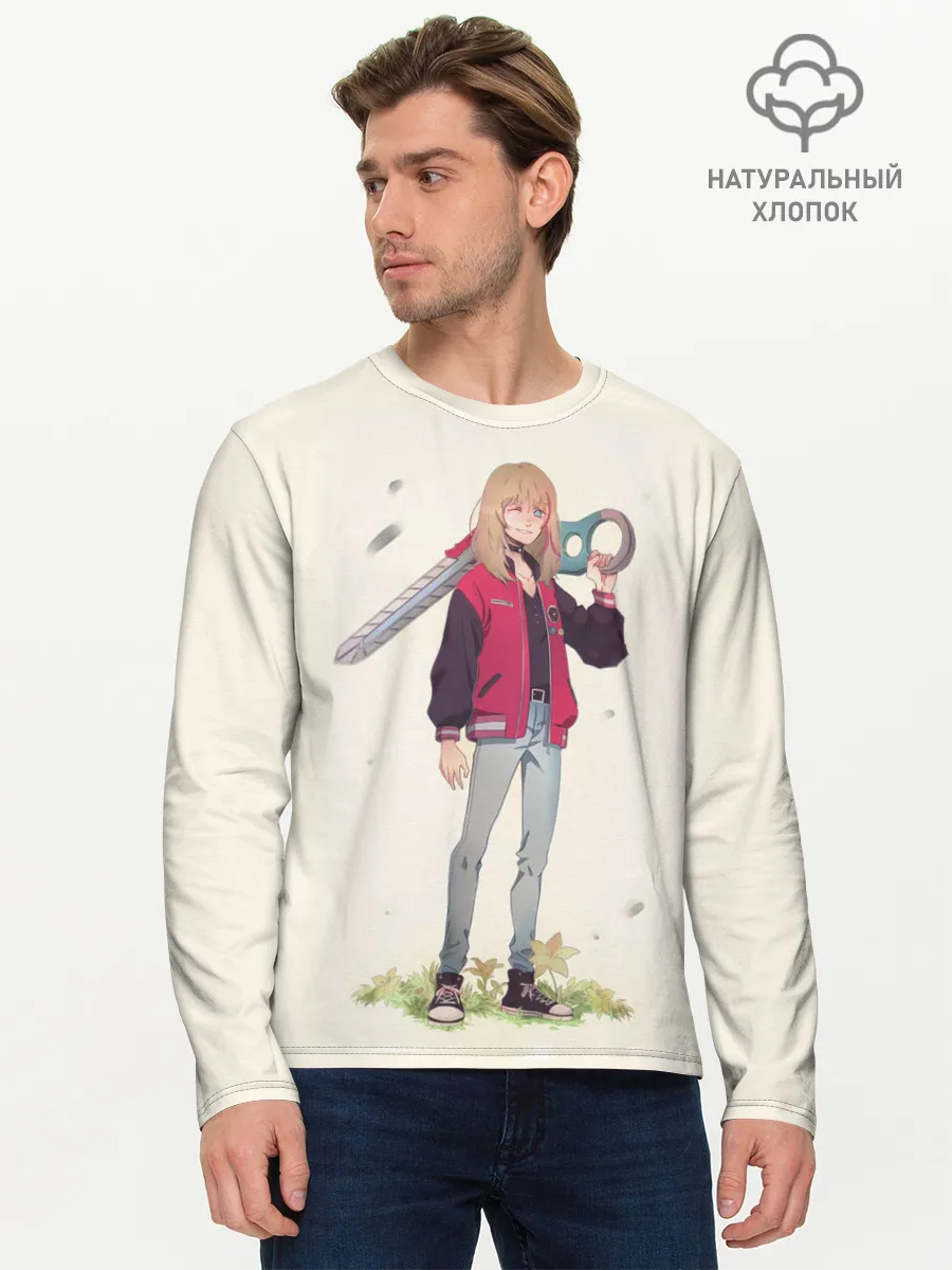 Мужской лонгслив базовый / Кавай