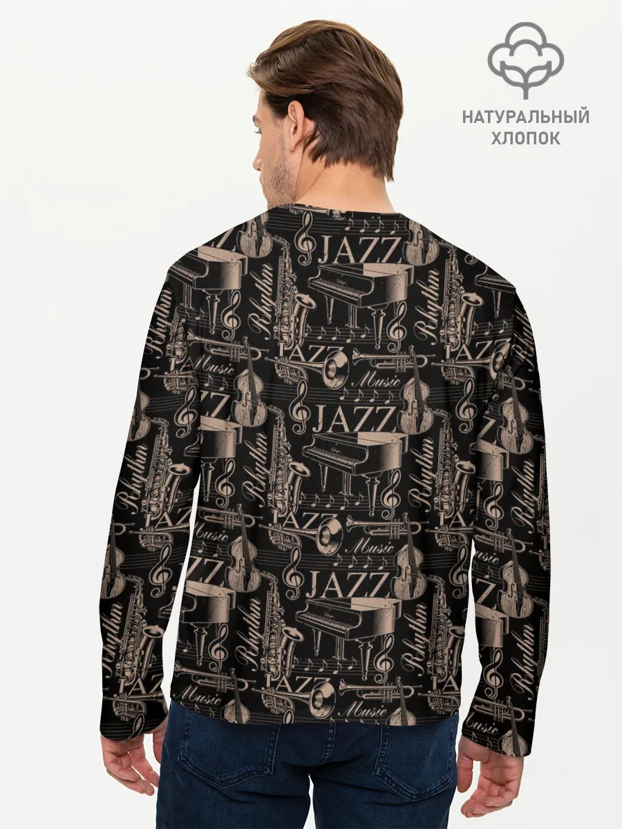 Мужской лонгслив базовый / Jazz