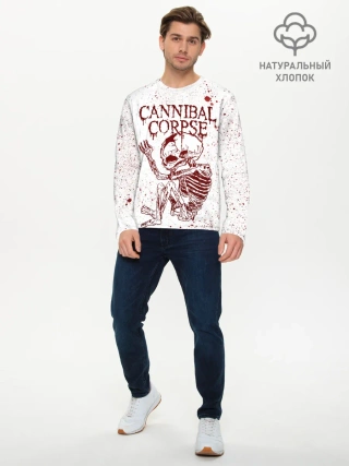 Мужской лонгслив базовый / Cannibal Corpse