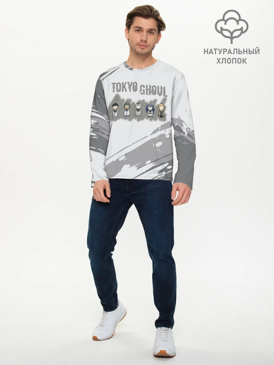 Мужской лонгслив базовый / Персонажи Токийского Гуля