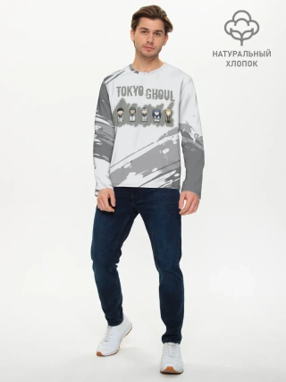 Мужской лонгслив базовый / Персонажи Токийского Гуля