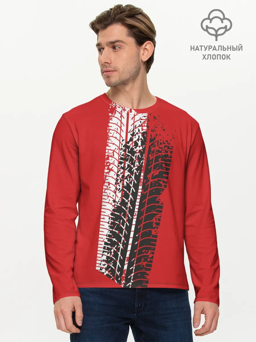 Мужской лонгслив базовый / Протектор шин