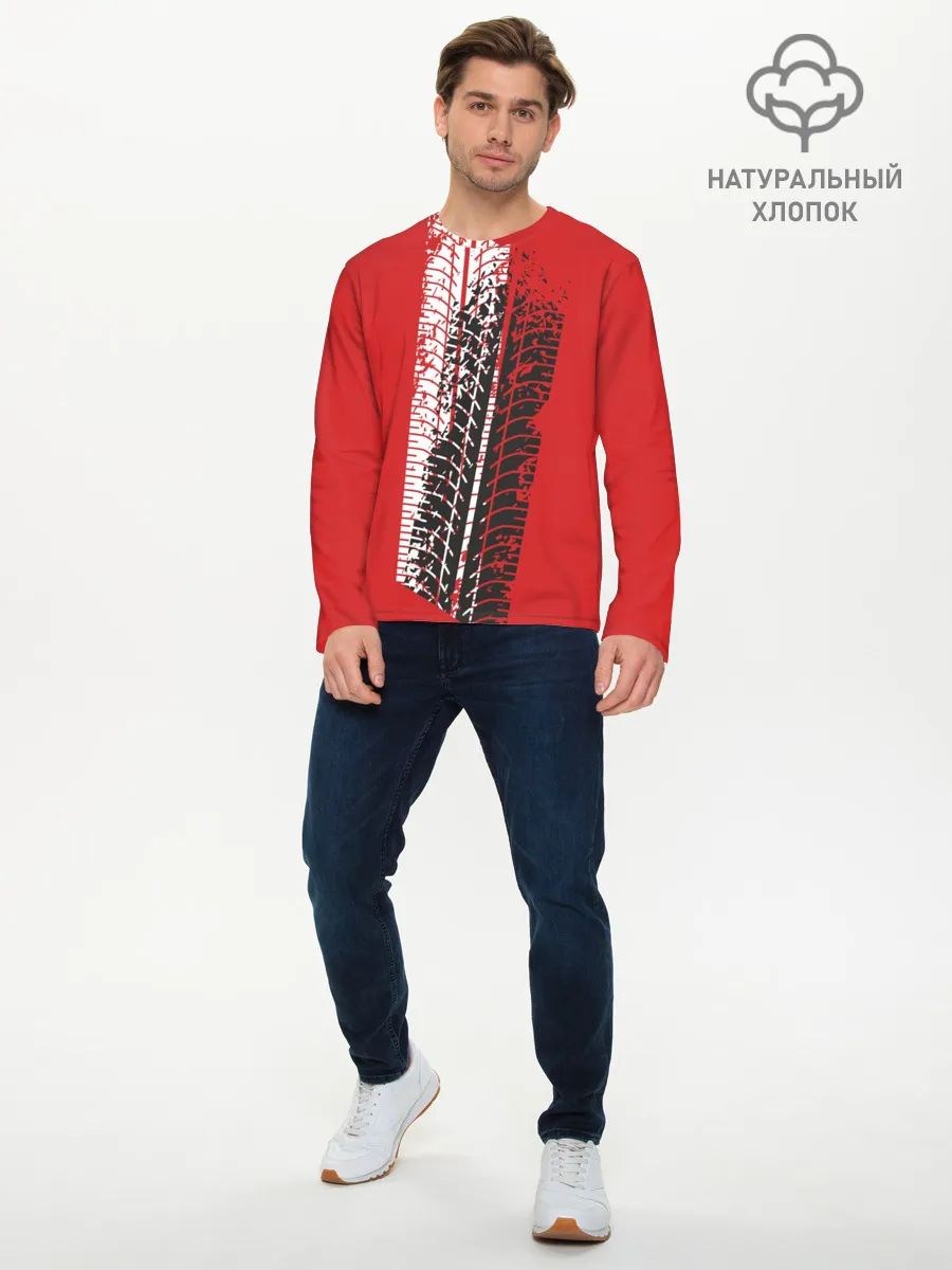 Мужской лонгслив базовый / Протектор шин