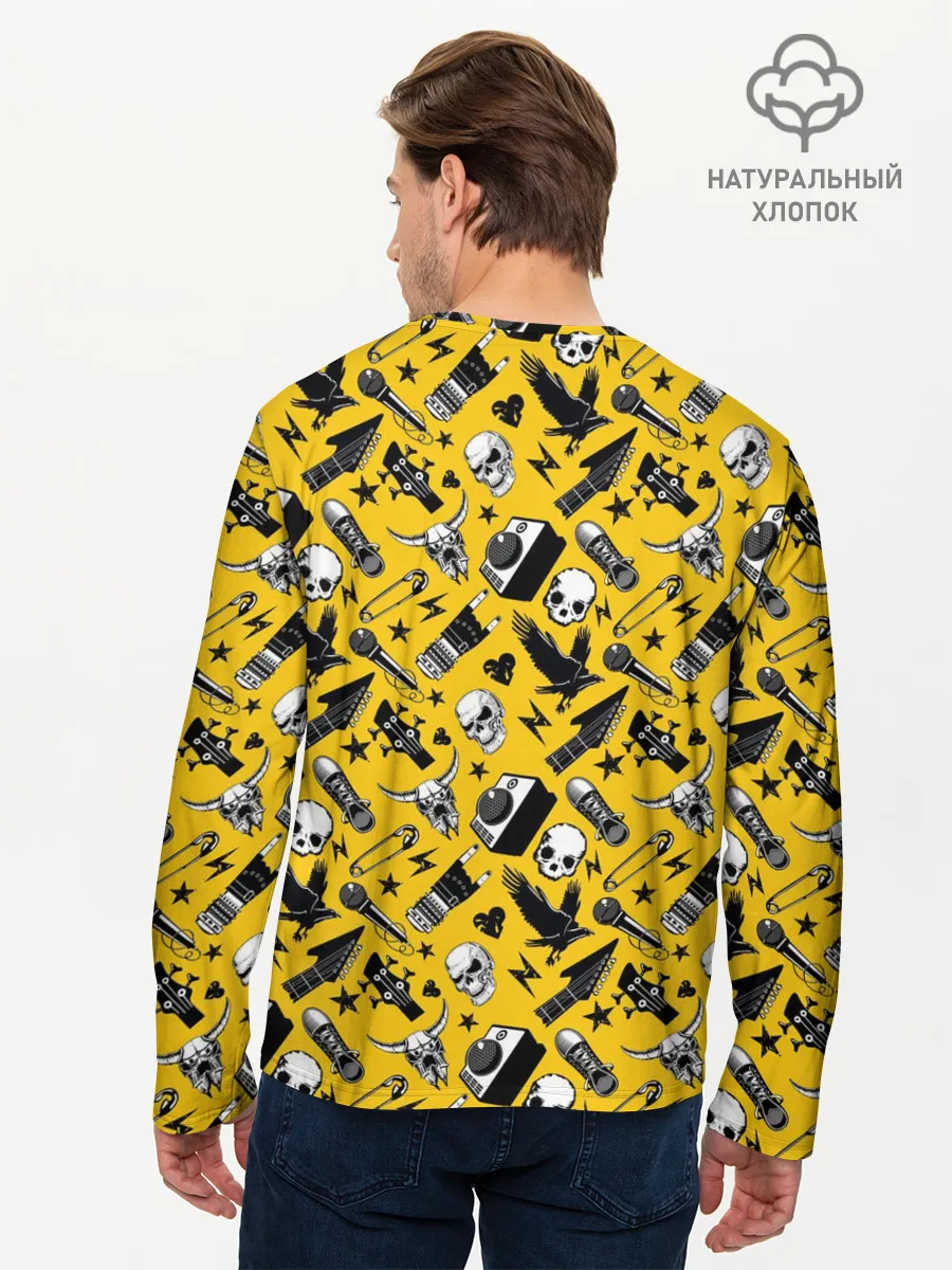 Мужской лонгслив базовый / Рок