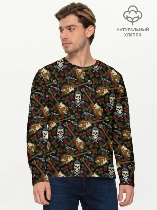 Мужской лонгслив базовый / ROCK