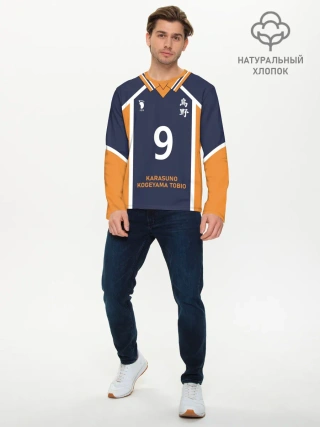 Мужской лонгслив базовый / KARASUNO 9 | ФОРМА КАРАСУНО