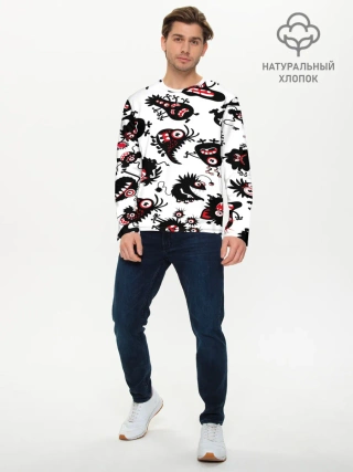 Мужской лонгслив базовый / Чудики