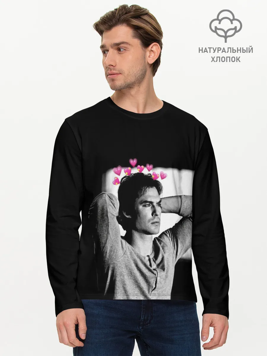 Мужской лонгслив базовый / Дневники вампира