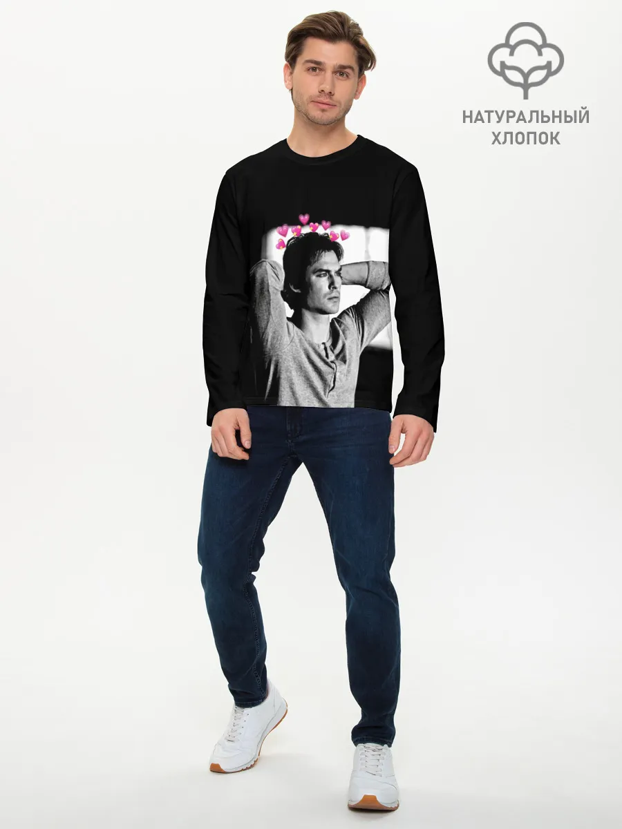 Мужской лонгслив базовый / Дневники вампира