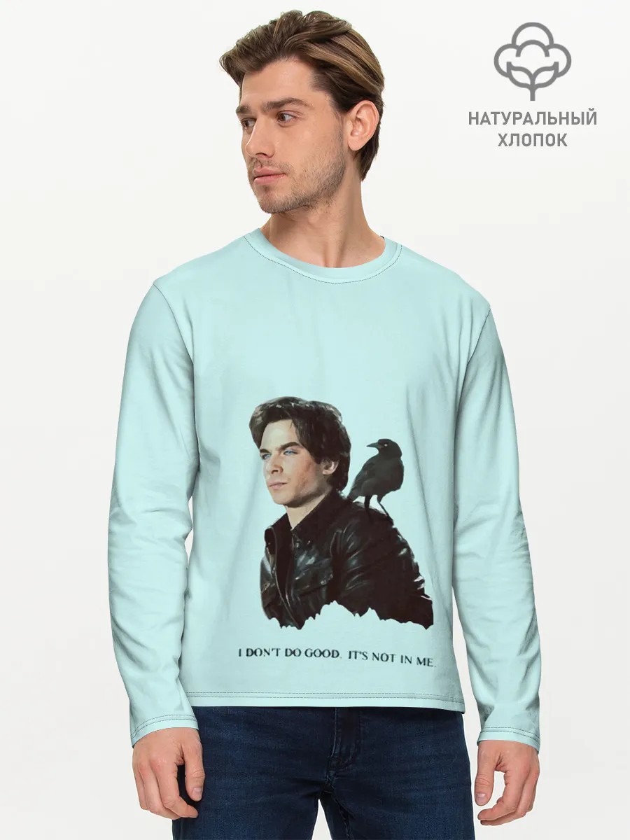 Мужской лонгслив базовый / Дневники вампира,