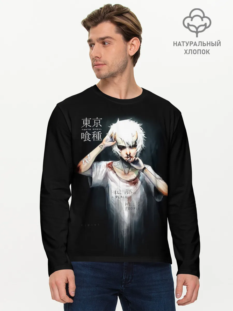 Мужской лонгслив базовый / HELL IS NOT A PLACE