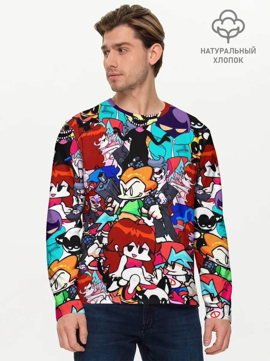 Мужской лонгслив базовый / FRIDAY NIGHT FUNKIN