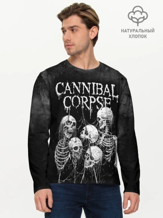 Мужской лонгслив базовый / Cannibal Corpse
