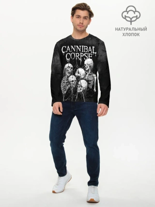 Мужской лонгслив базовый / Cannibal Corpse