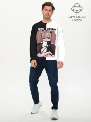 Мужской лонгслив базовый / MONOKUMA / JUNKO