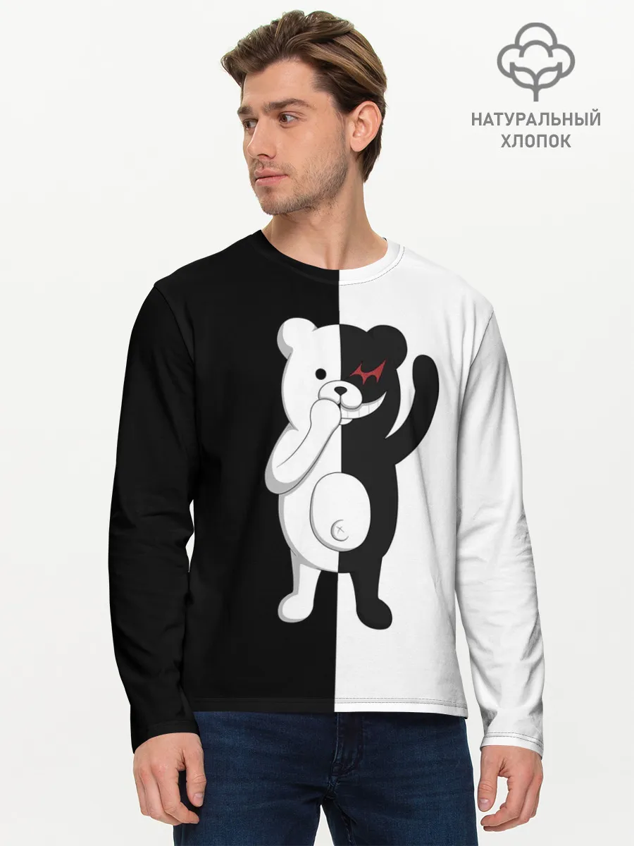 Мужской лонгслив базовый / МЕДВЕДЬ МОНОКУМА