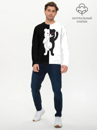 Мужской лонгслив базовый / МЕДВЕДЬ МОНОКУМА
