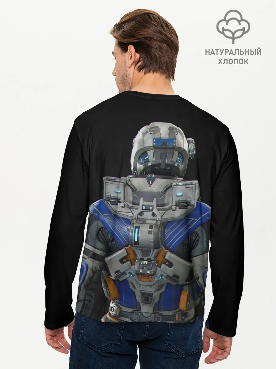 Мужской лонгслив базовый / масс эффект