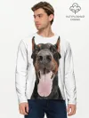 Мужской лонгслив базовый / Доберман / Doberman