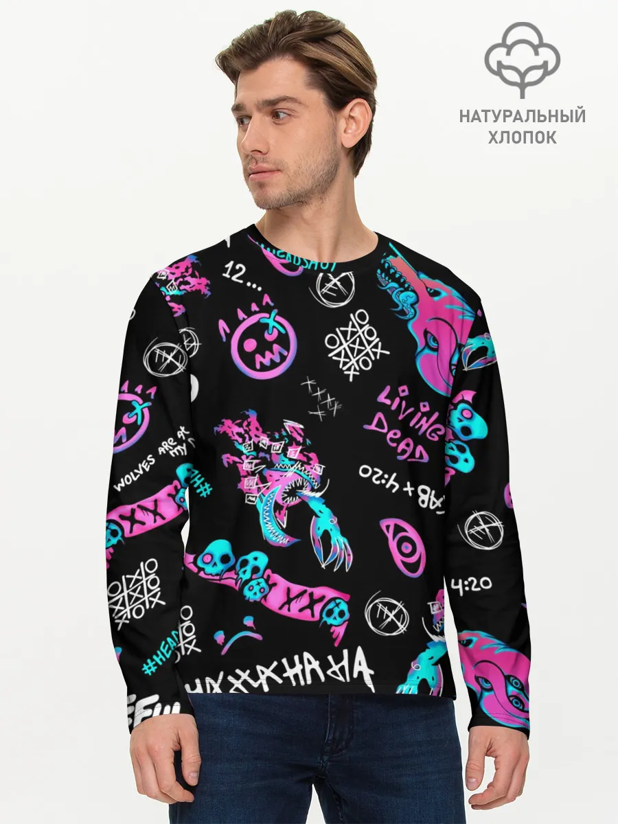 Мужской лонгслив базовый / CS GO