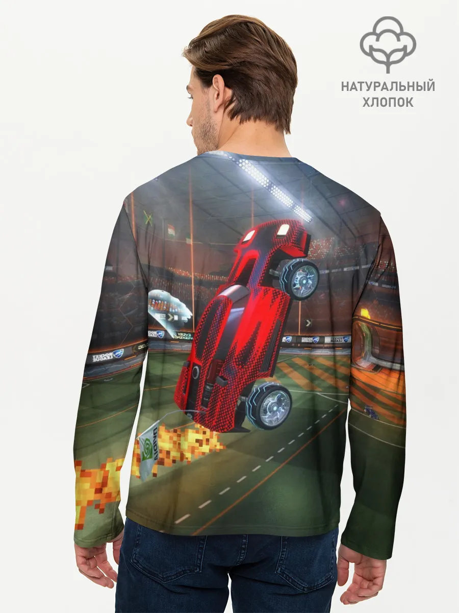 Мужской лонгслив базовый / Rocket League