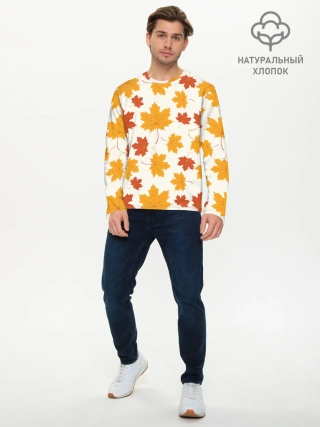 Мужской лонгслив базовый / Осень / Autumn