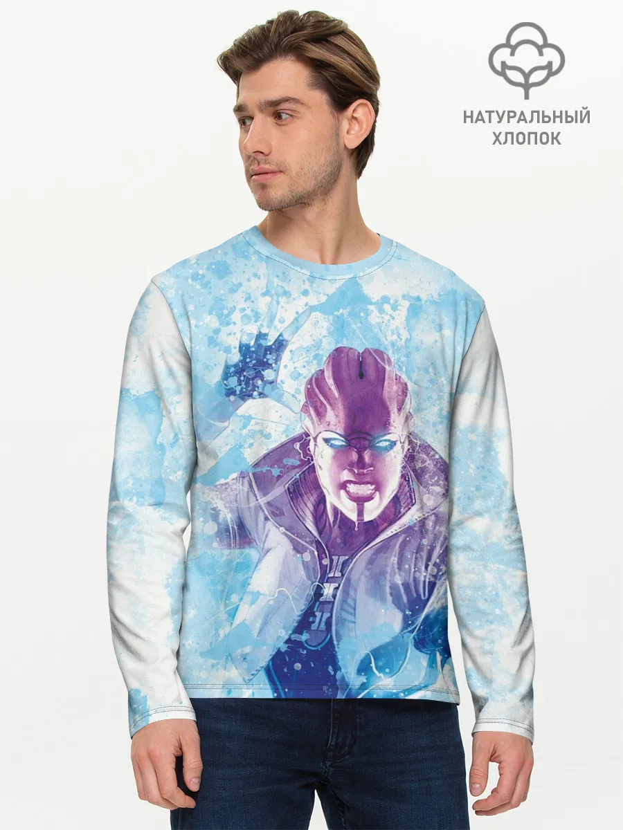 Мужской лонгслив базовый / масс эффект