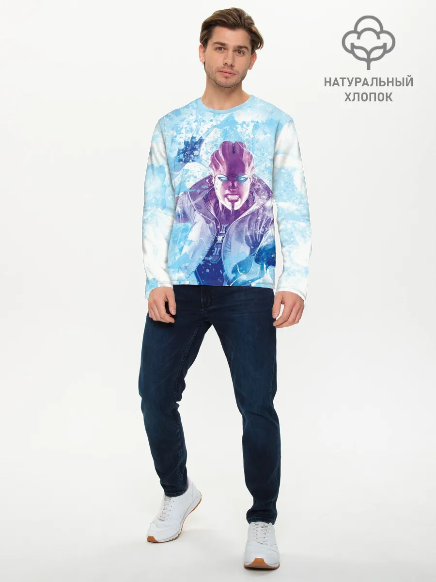 Мужской лонгслив базовый / масс эффект