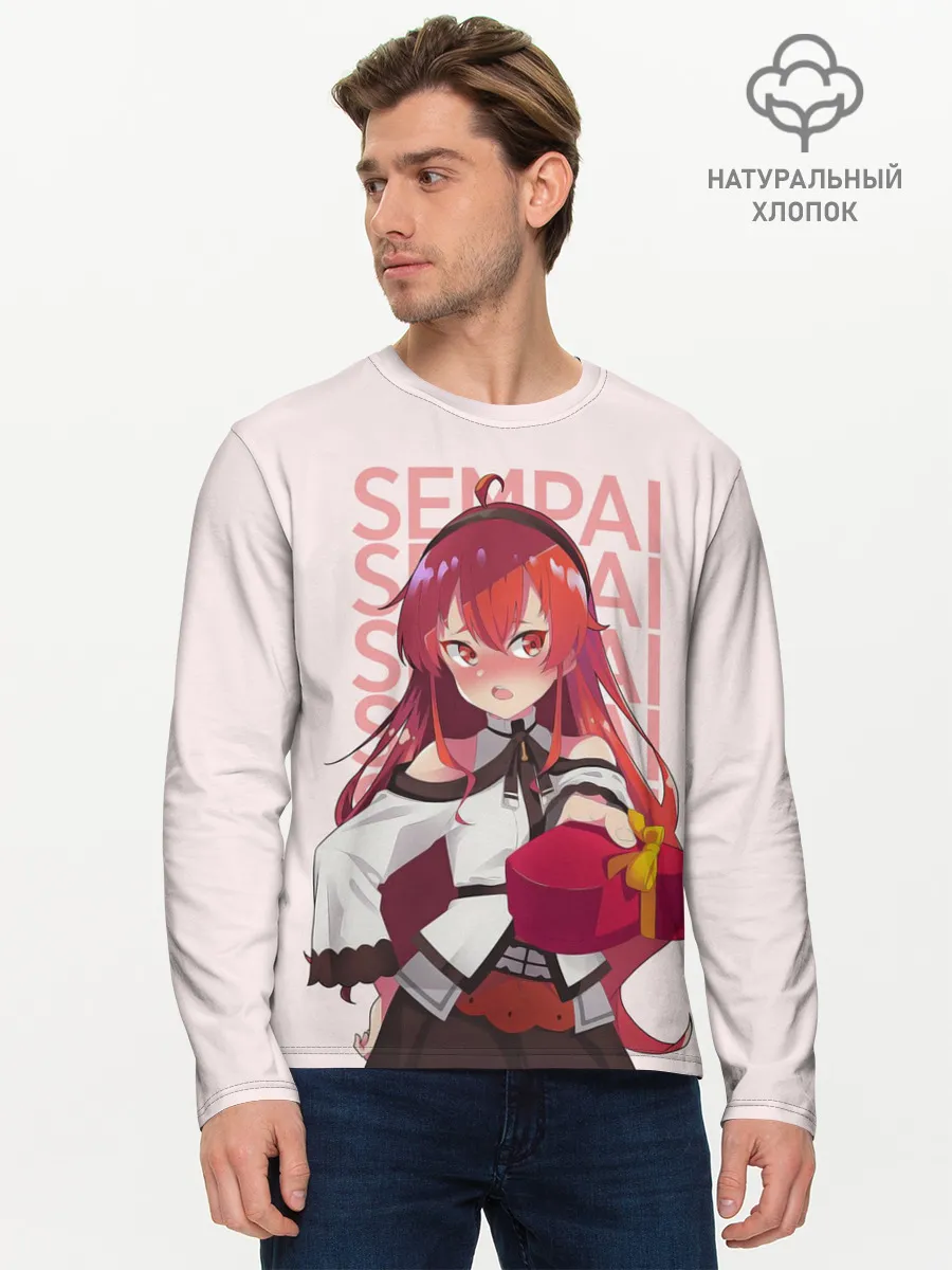 Мужской лонгслив базовый / Sempai