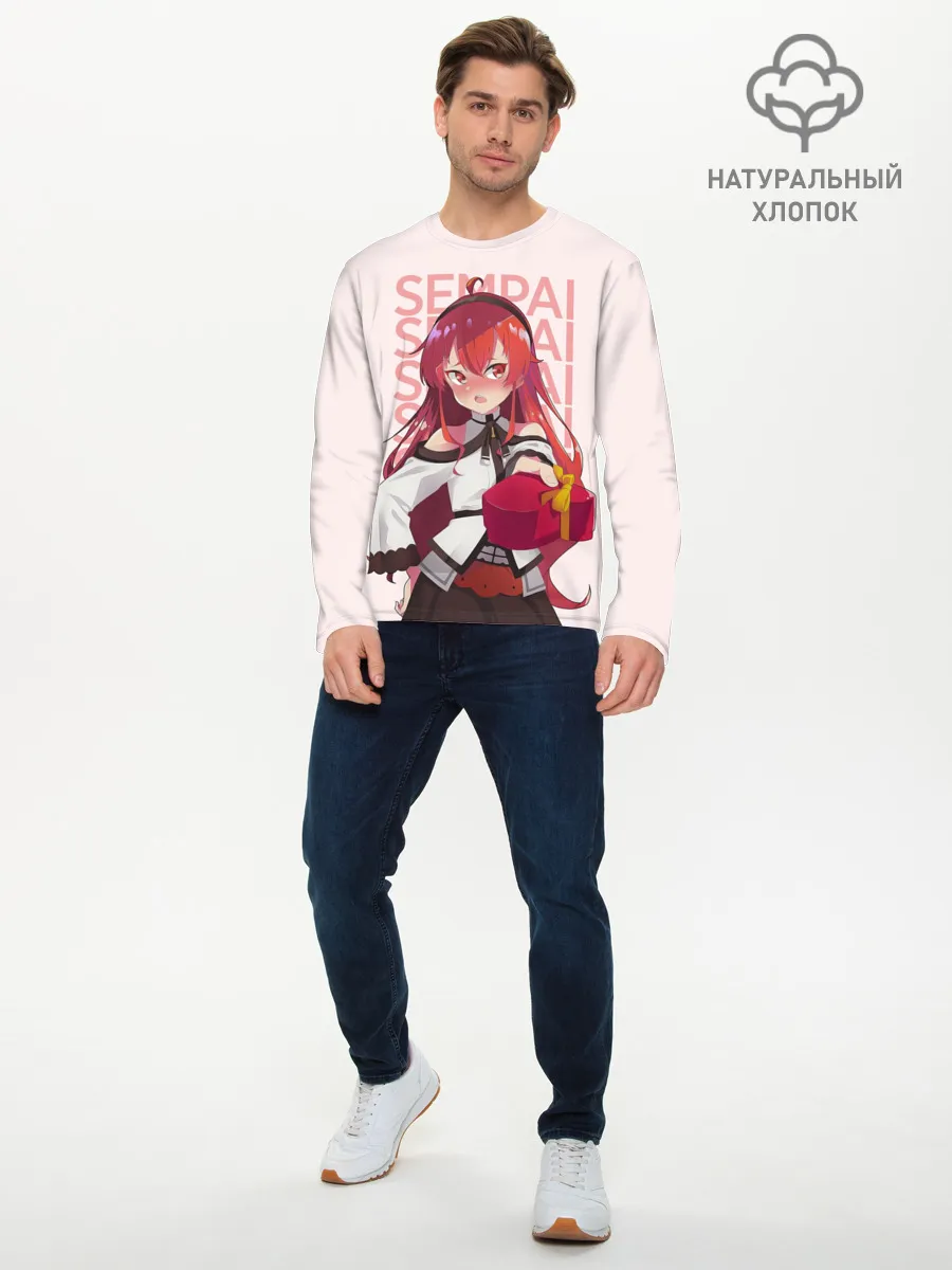 Мужской лонгслив базовый / Sempai