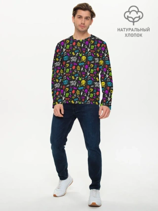 Мужской лонгслив базовый / Рокер